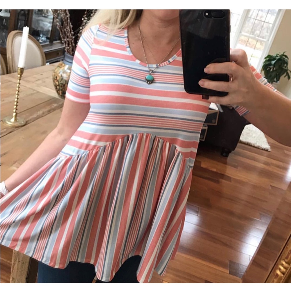 Agnes and Dora Muse Stripe Top 3x